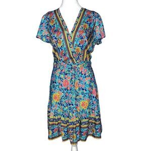 R. Vivimos floral wrap dress 4/6‎